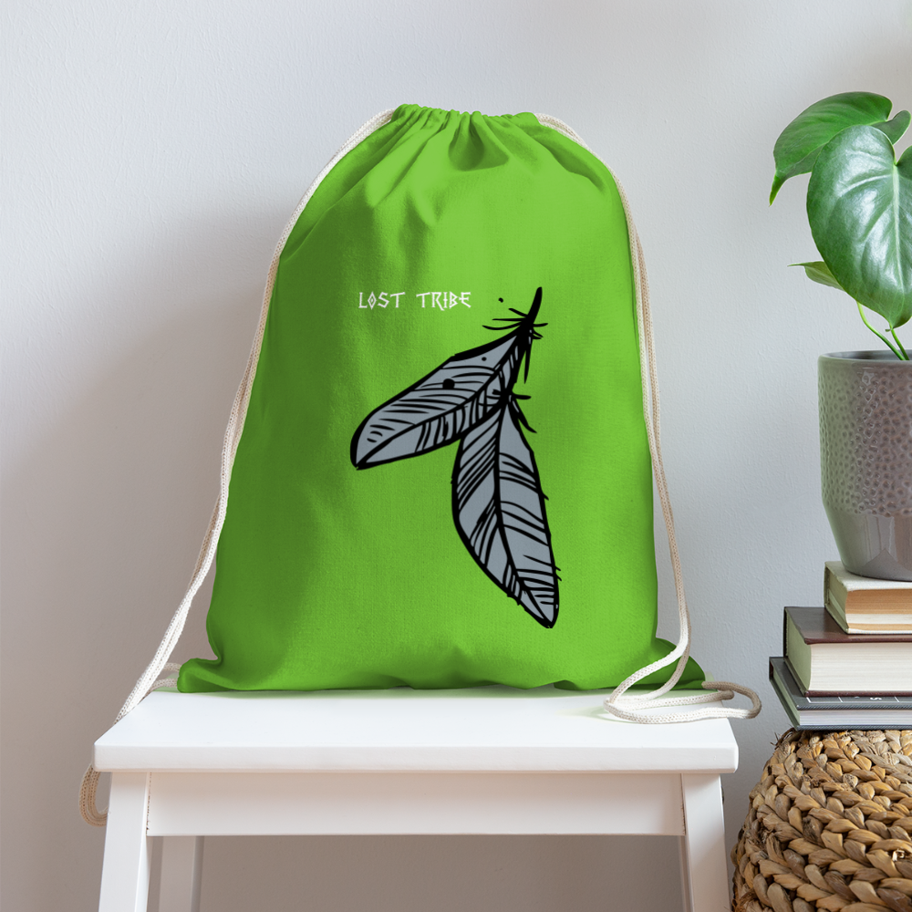 Lost Tribe Cotton Drawstring Bag - clover