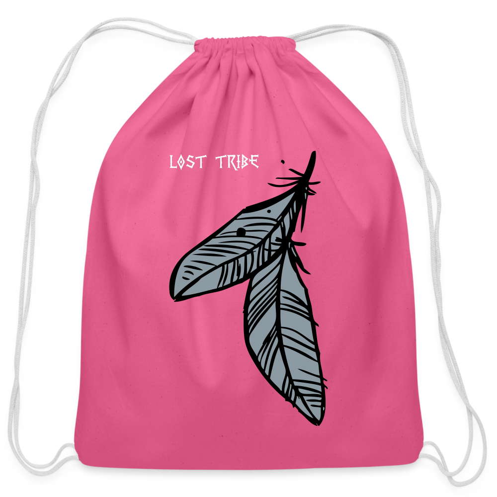 Lost Tribe Cotton Drawstring Bag - pink